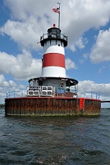 Borden Flats Light Tower in Massachusetts